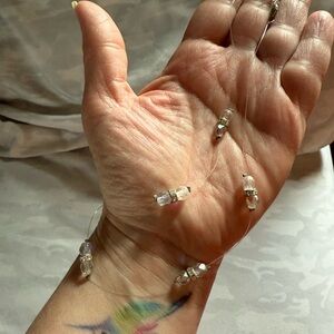 Elegant Silver Beaded Necklace